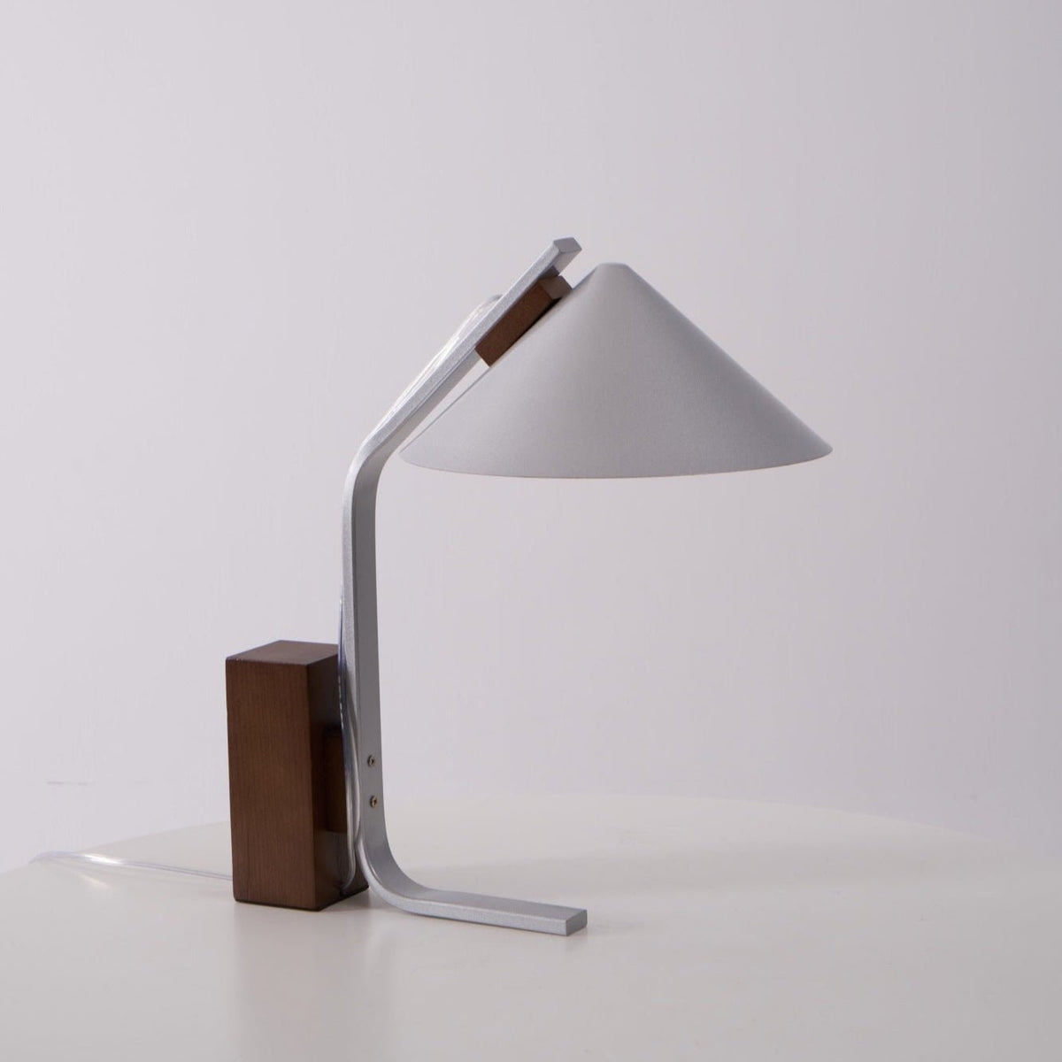 Angle Timber Table Lamp
