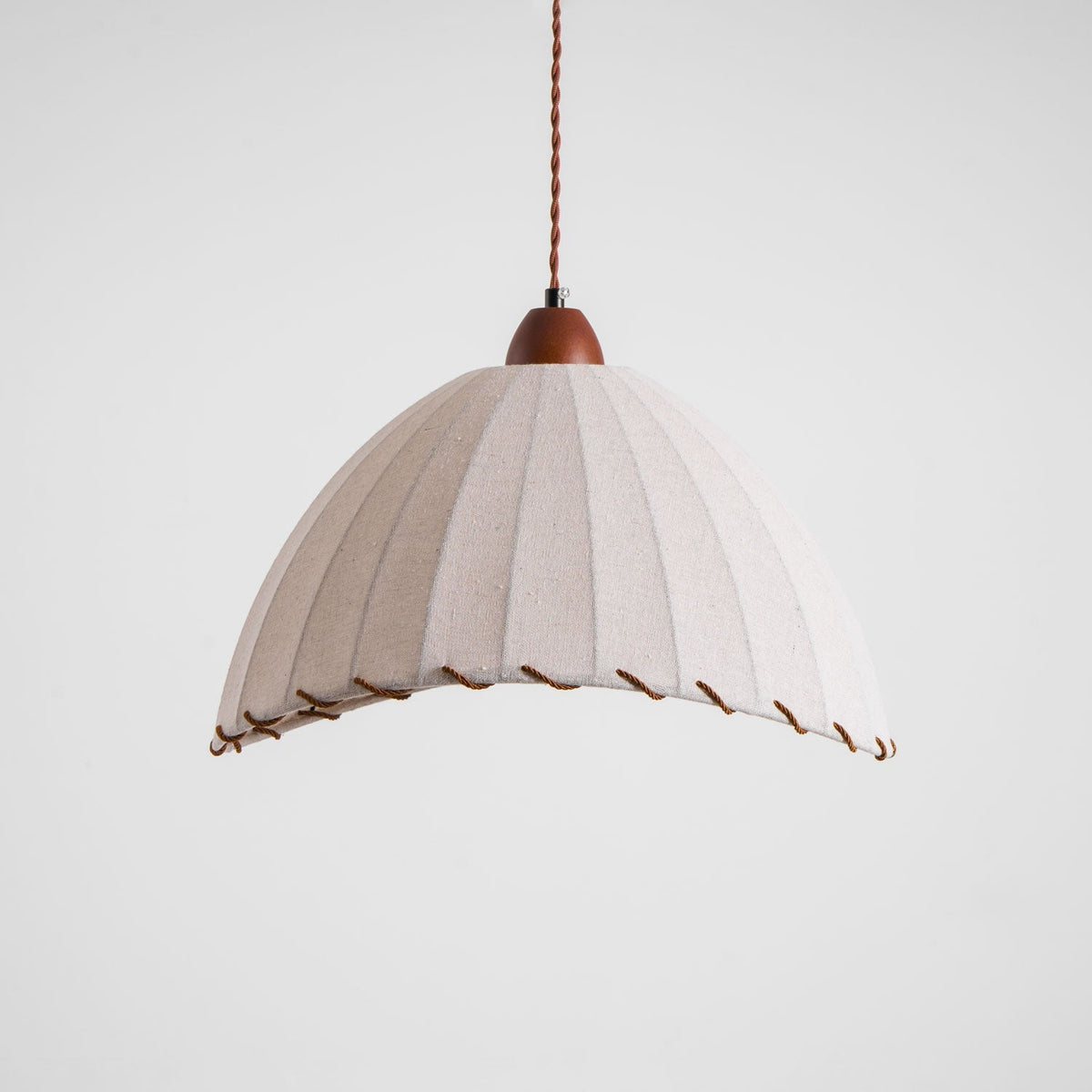 Woven Bell Pendant Light