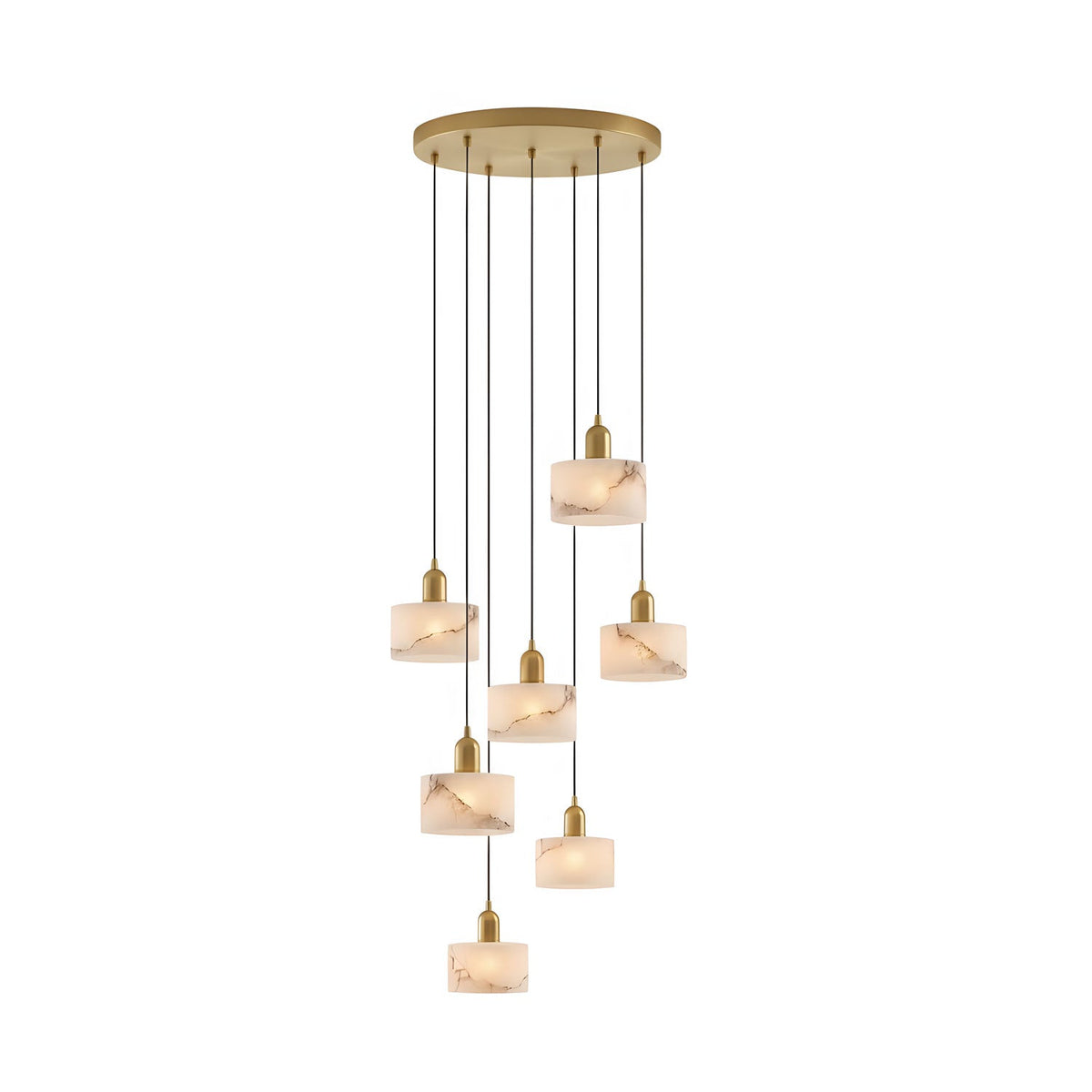 Vein Drum Pendant Light