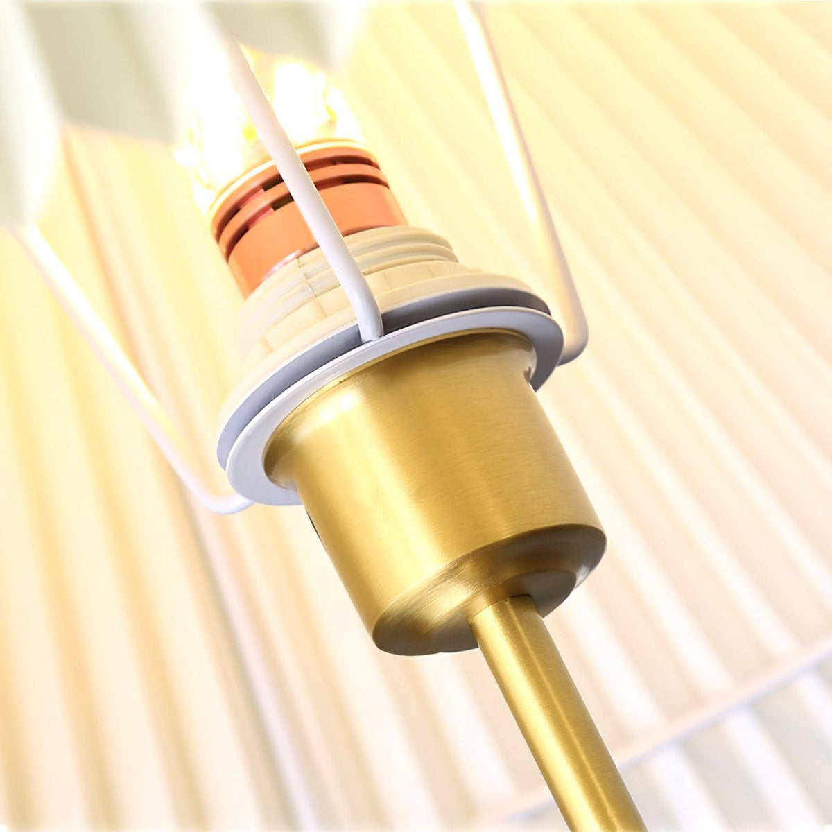 Column Pleat Floor Lamp