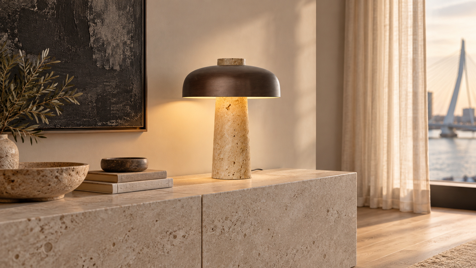 Tafellampen in een sfeervol interieur