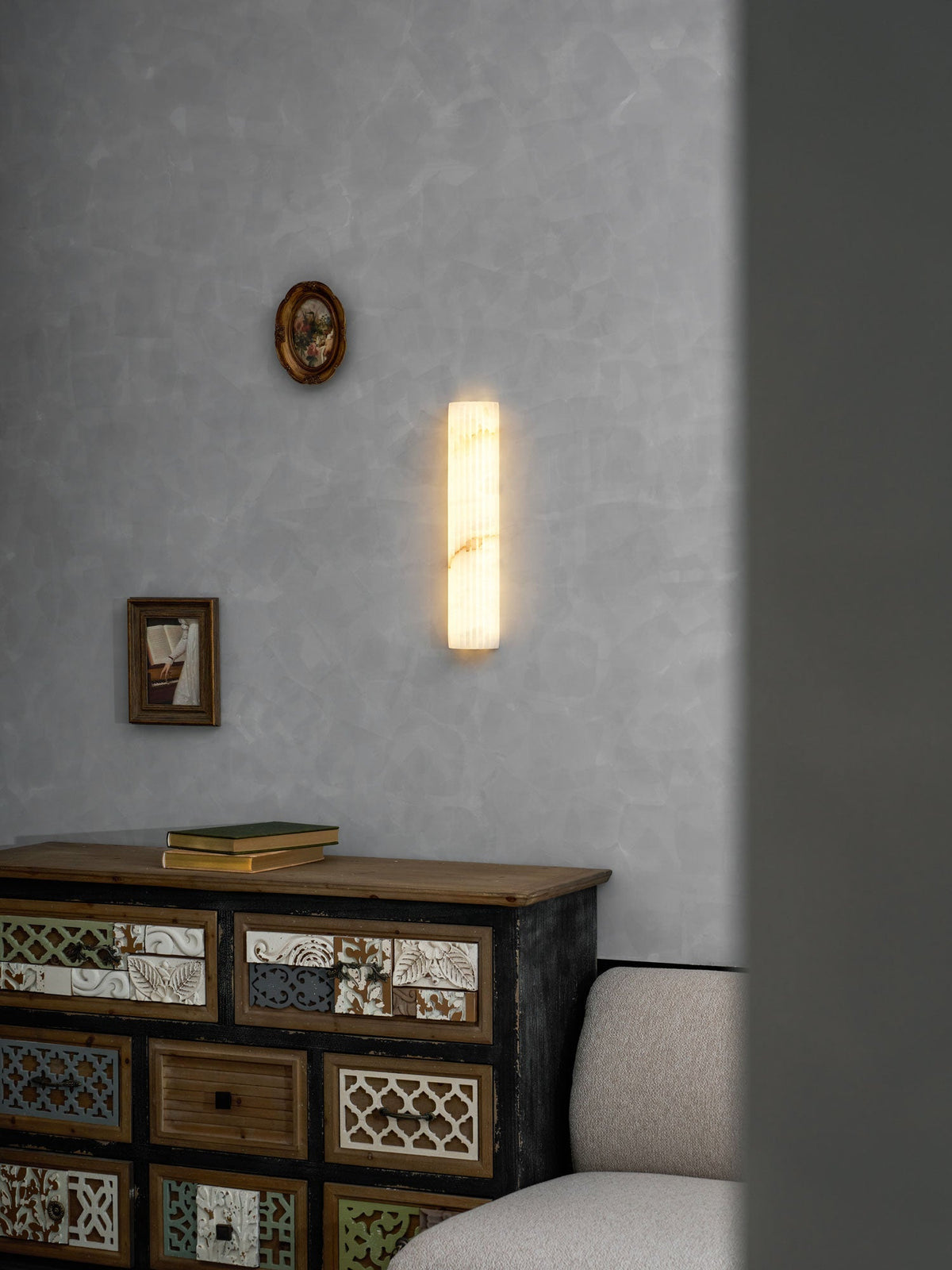 Vein Flute Wall Light