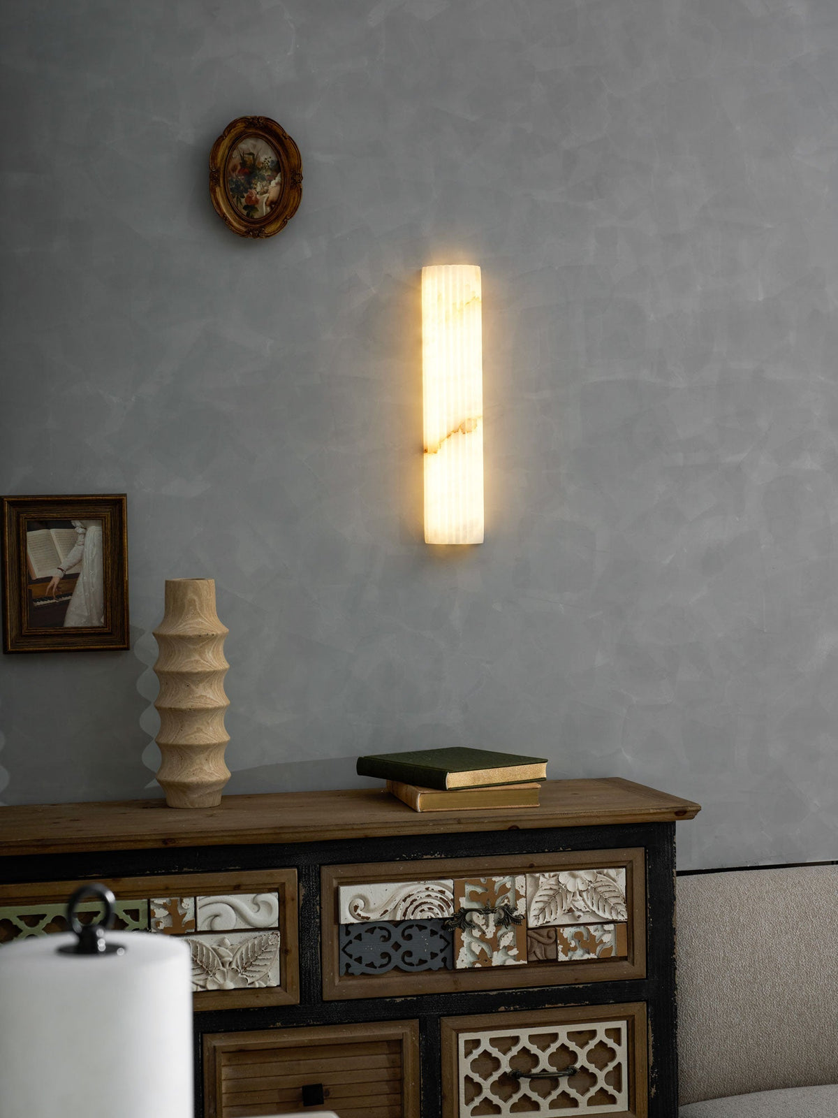 Vein Flute Wall Light