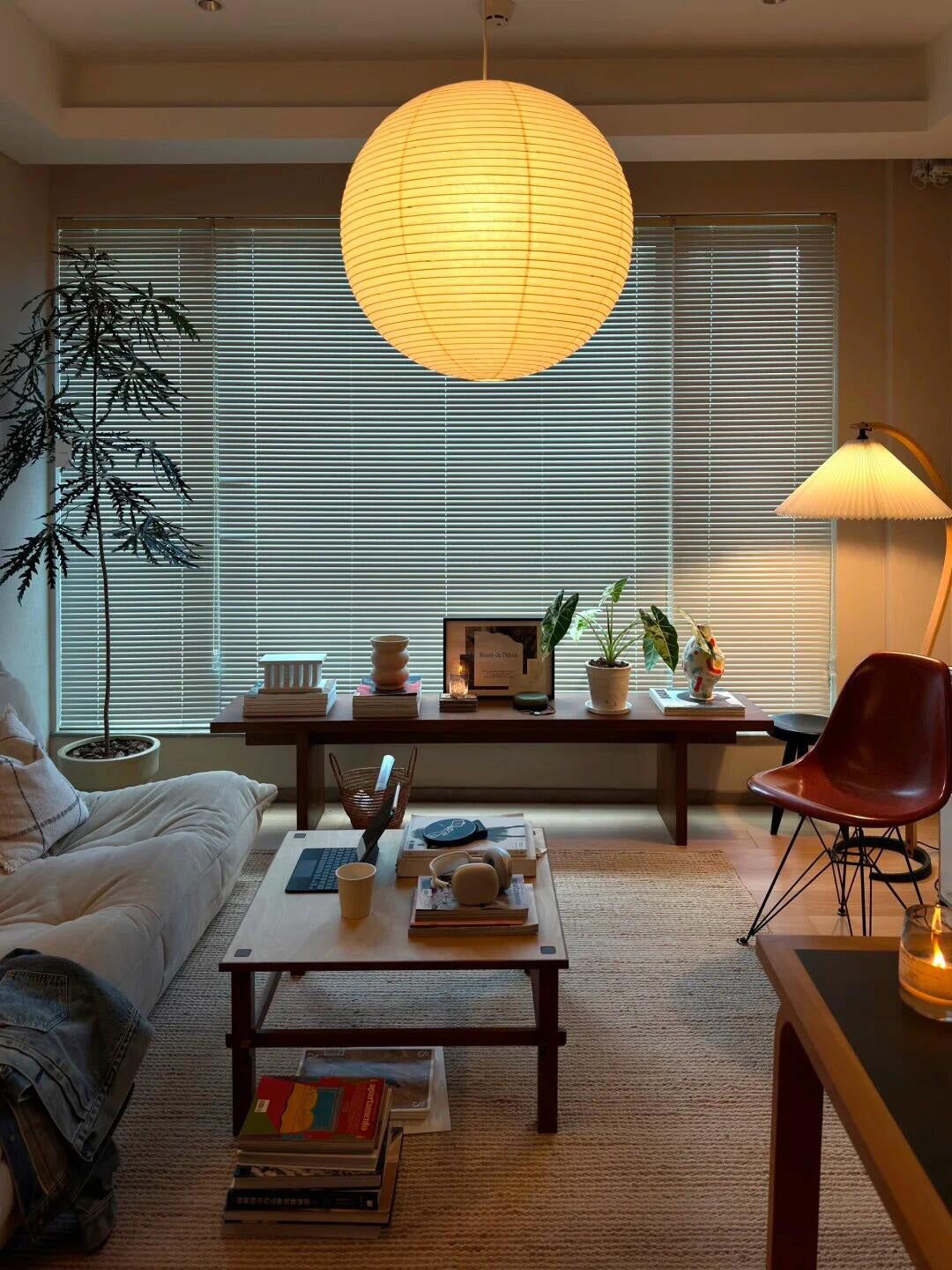 Orb Paper Pendant Light