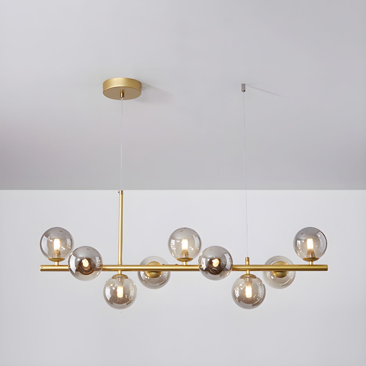 Smoke Linear Chandelier