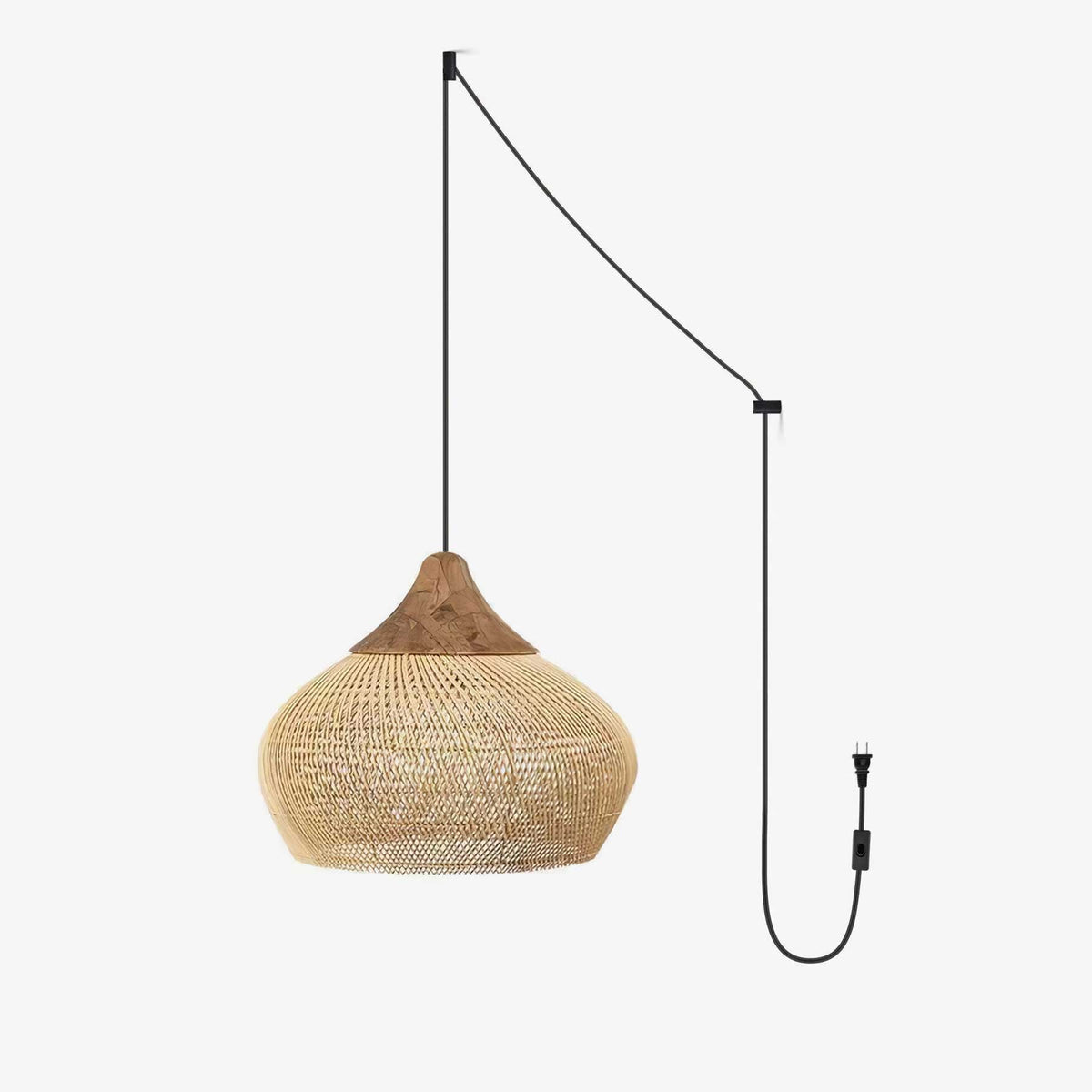Woven Swag Pendant Light