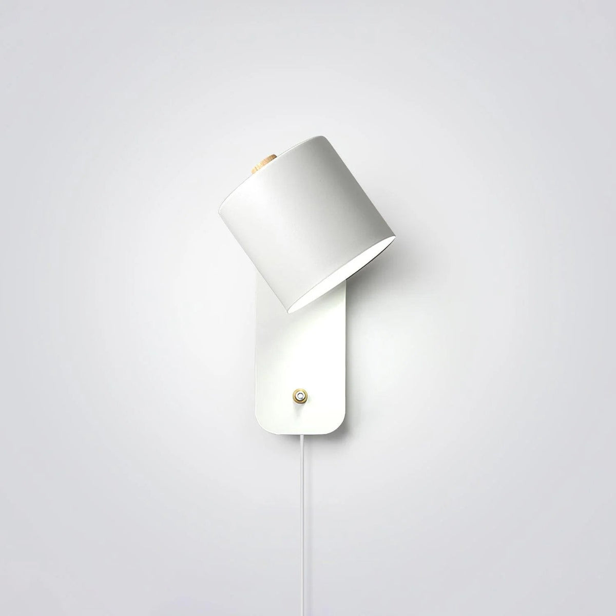 Pivot Cylinder Plug-in Wall Light