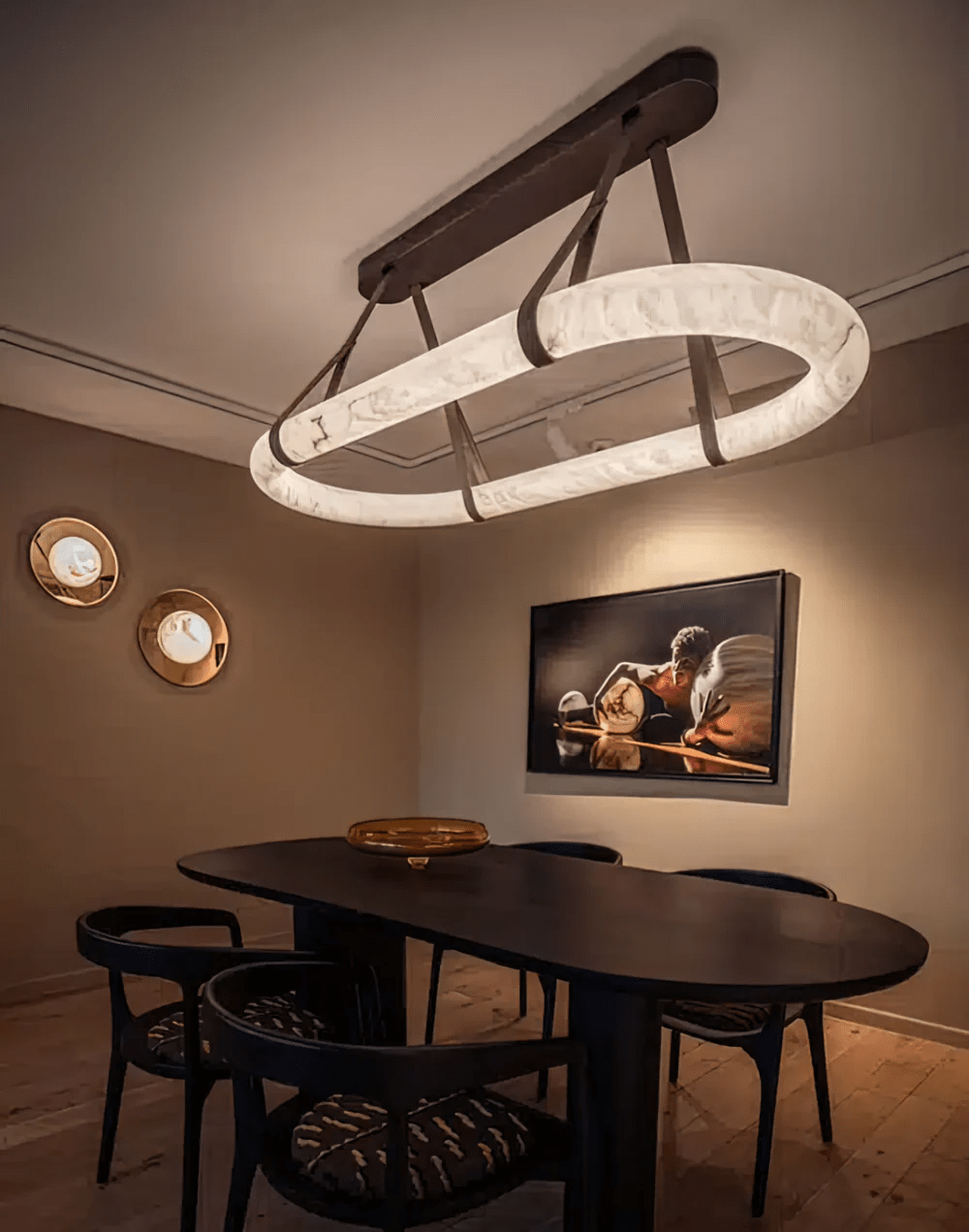 Contour Oval Chandelier
