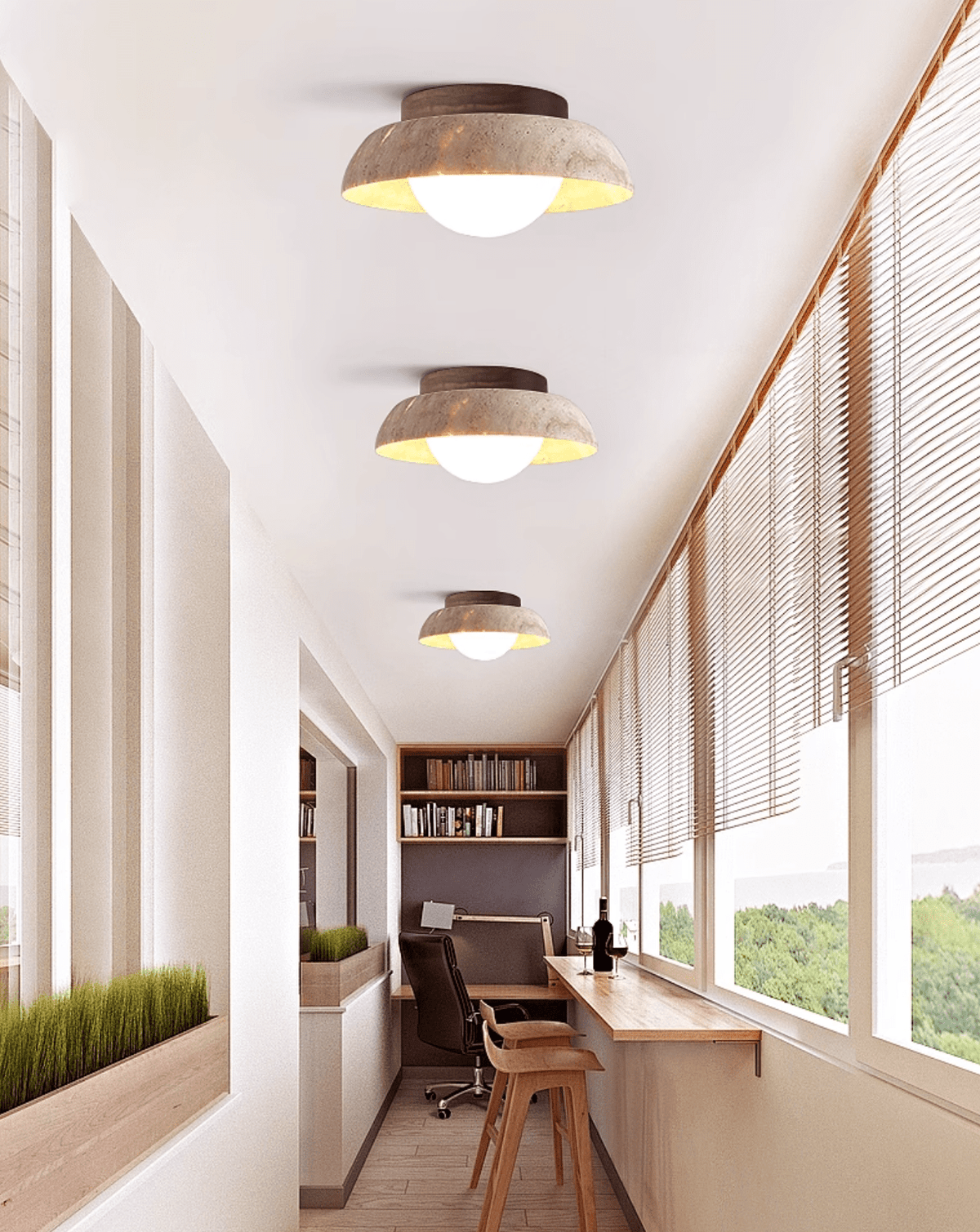 Cove Cap Ceiling Light