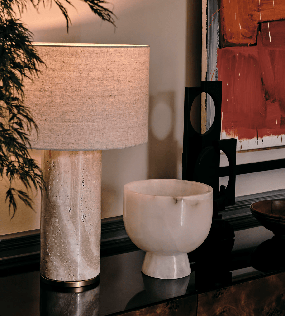 Dune Linen Table Lamp