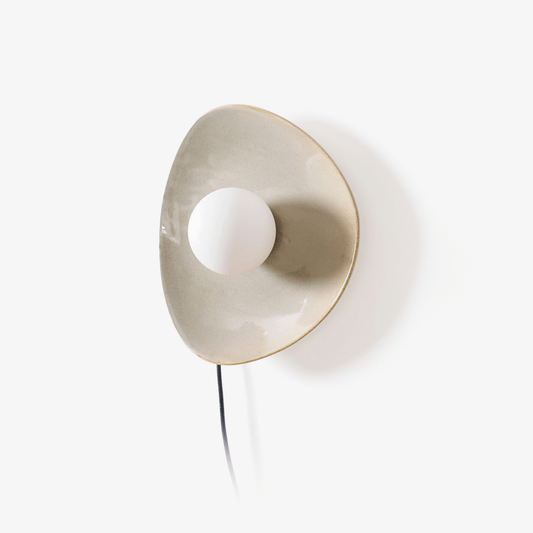 Still Disc Plug-in Wall Light