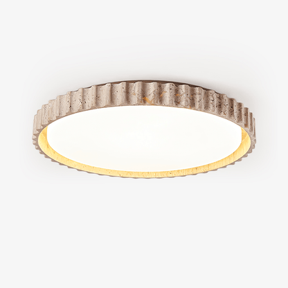 Reed Fluted Ceiling Light