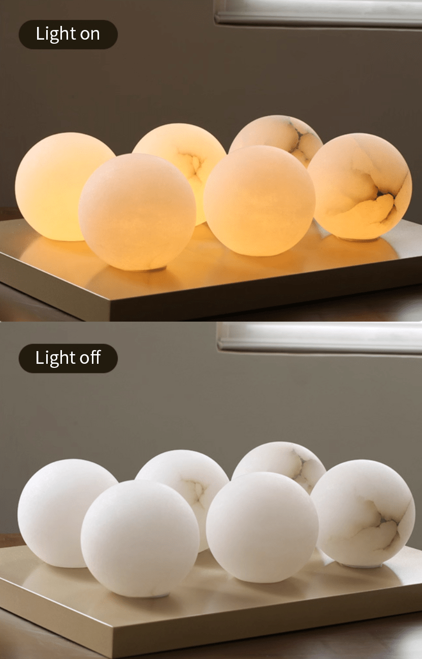 Pale Orb Wall Light