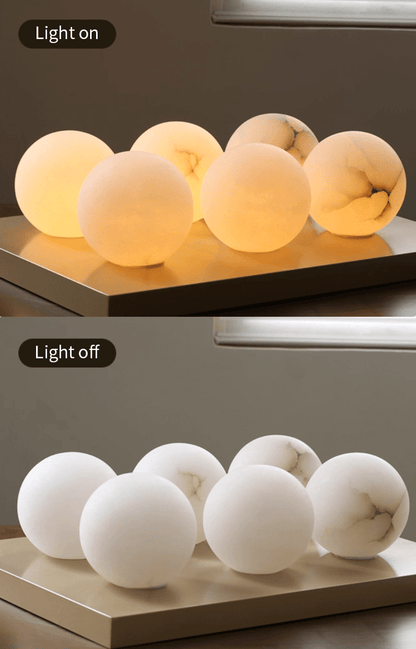 Pale Orb Wall Light