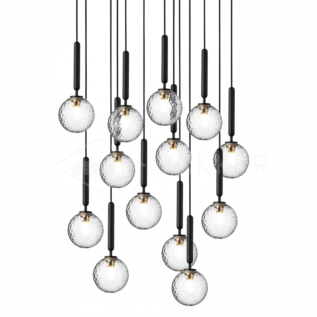 Ripple Cluster Pendant Light