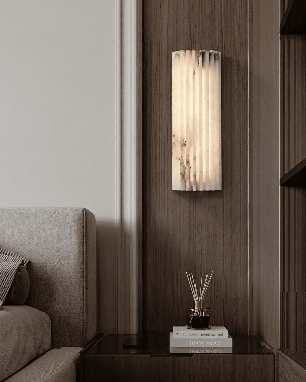 Vein Flute Wall Light