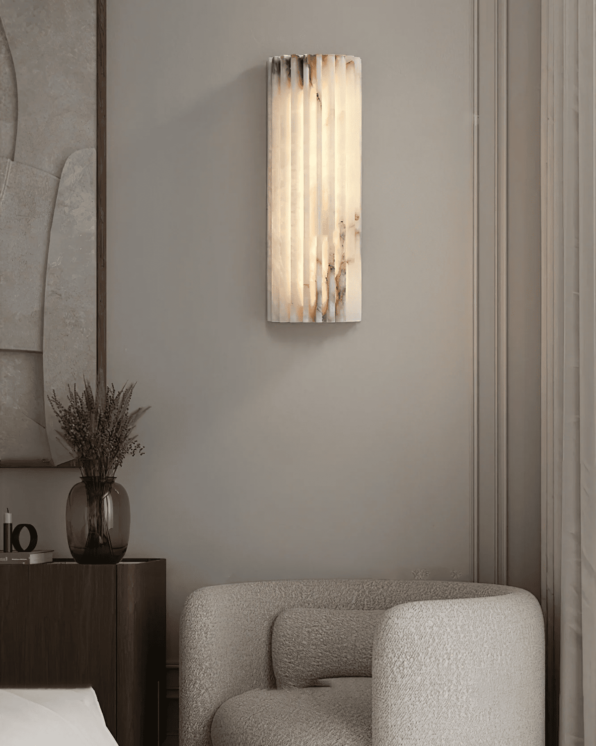 Vein Flute Wall Light