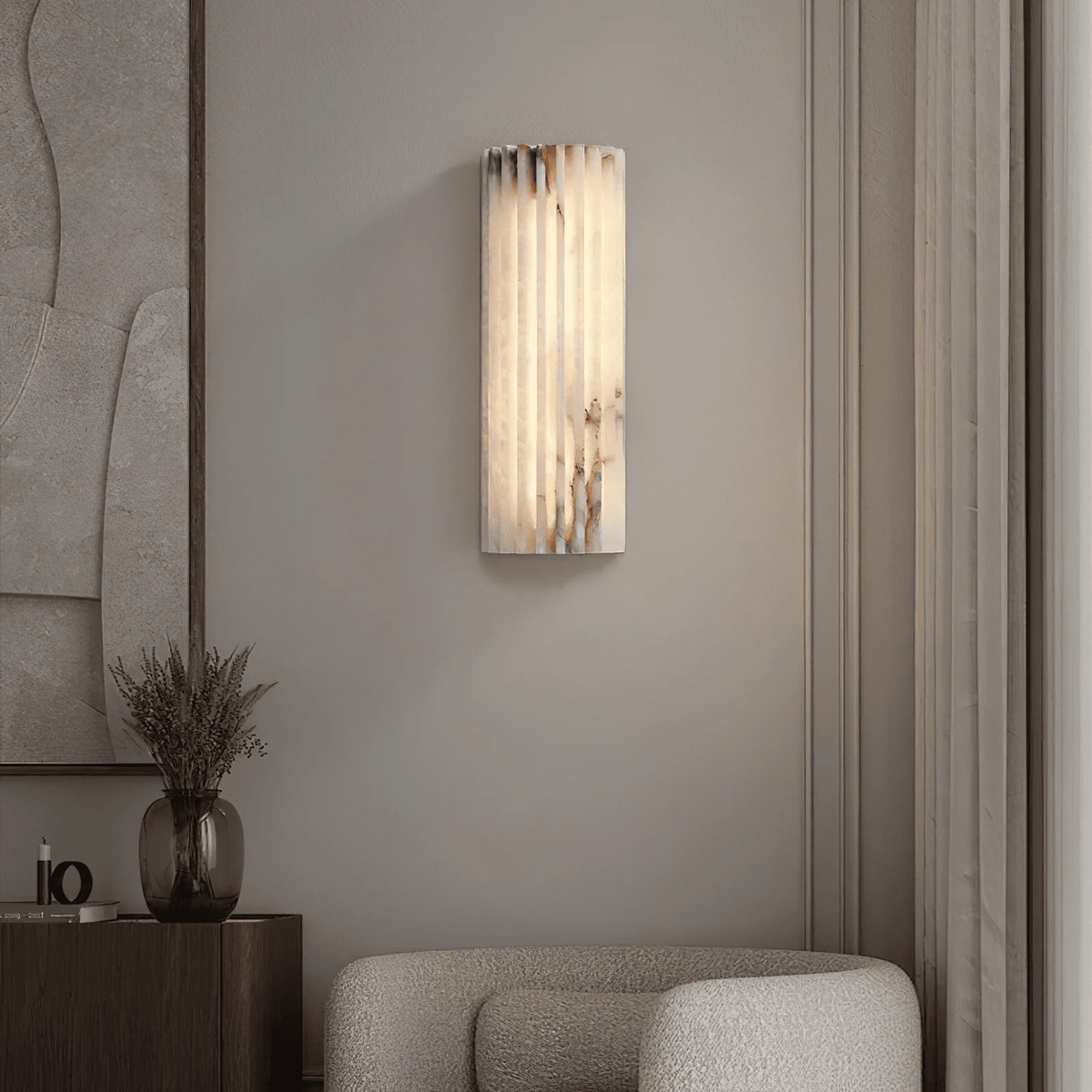 Vein Flute Wall Light