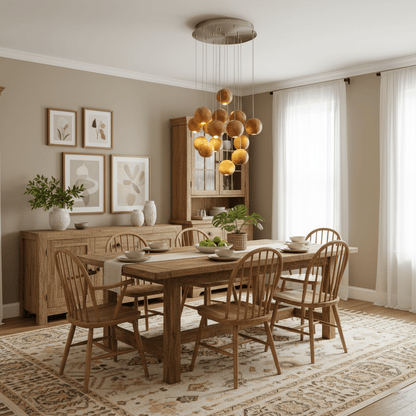 Timber Cluster Pendant Light