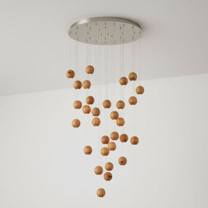 Timber Cluster Pendant Light