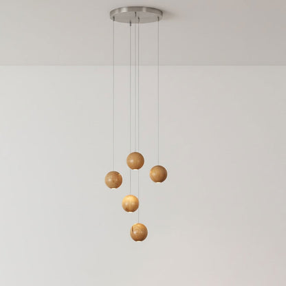Timber Cluster Pendant Light