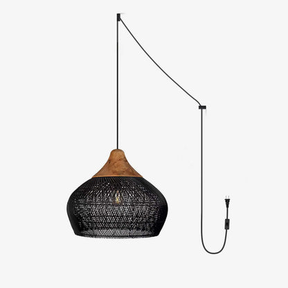 Woven Swag Pendant Light