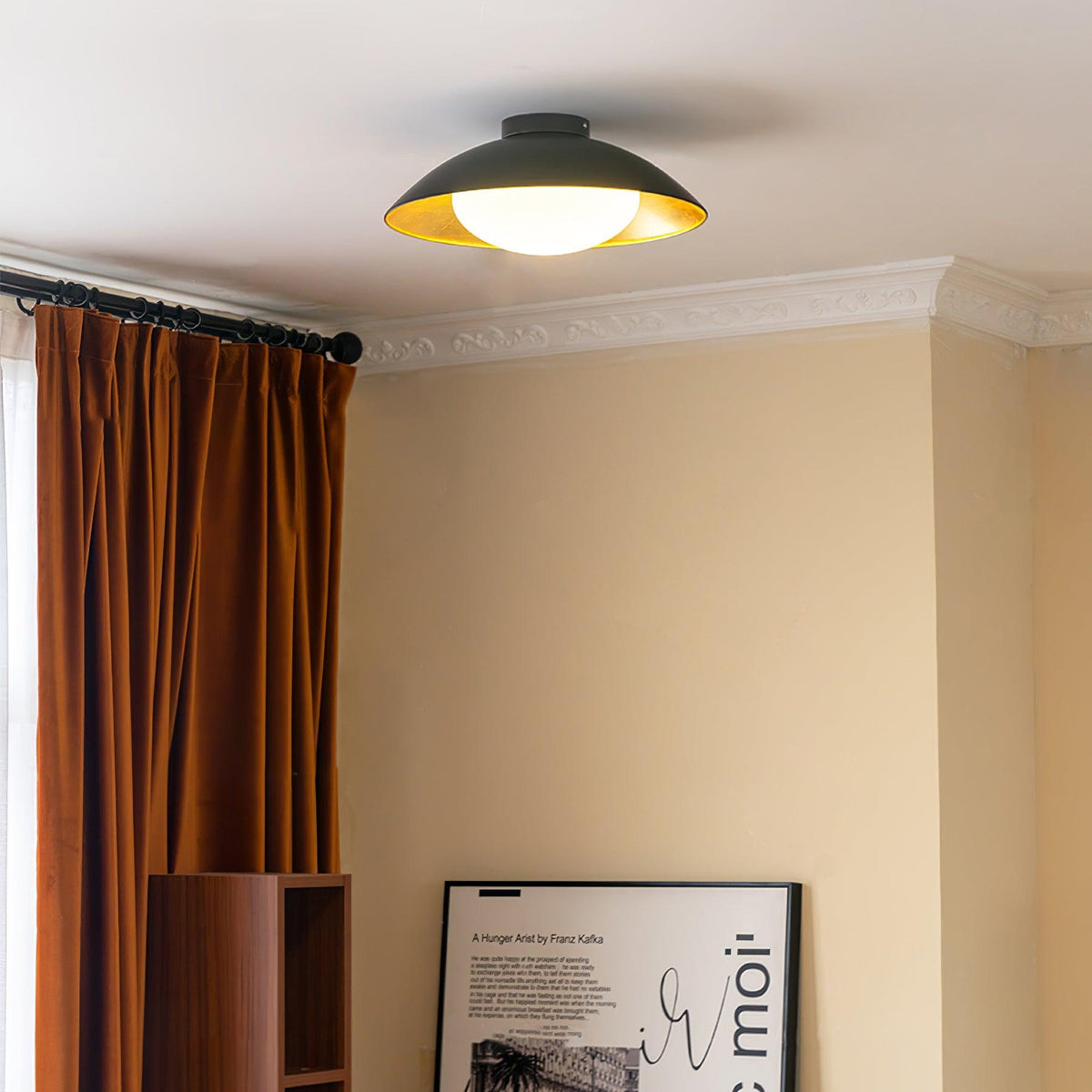 Cap Globe Ceiling Light