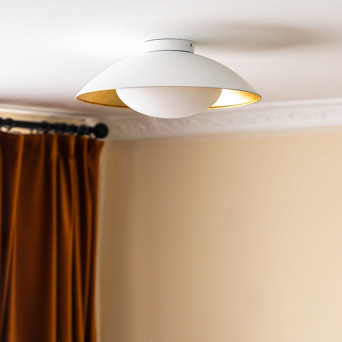 Cap Globe Ceiling Light