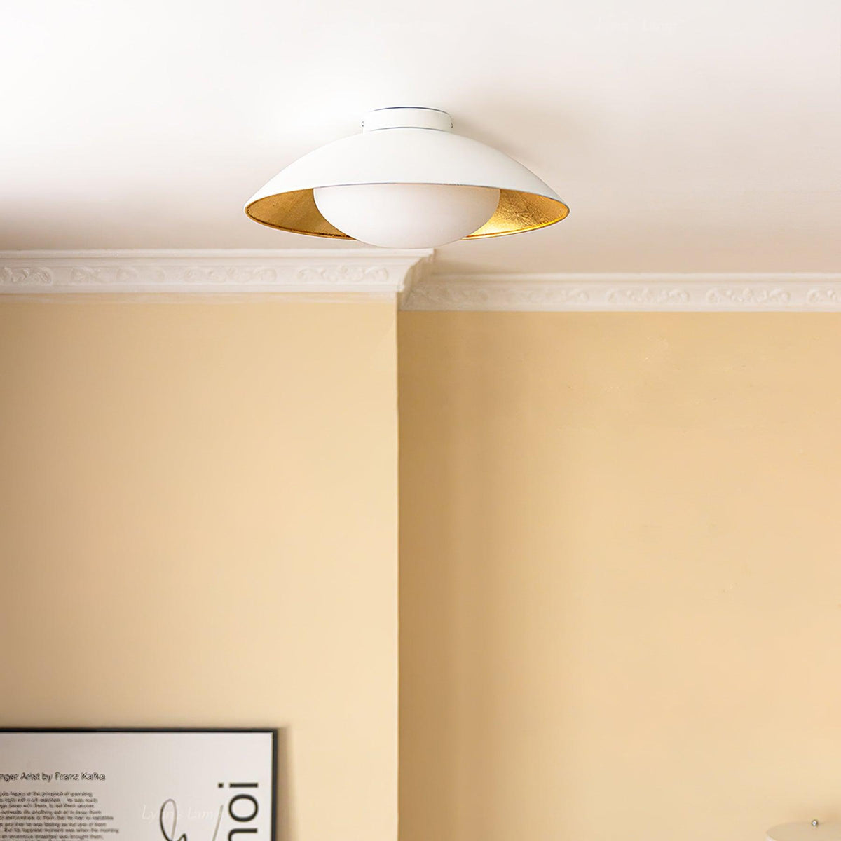 Cap Globe Ceiling Light