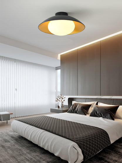 Cap Globe Ceiling Light