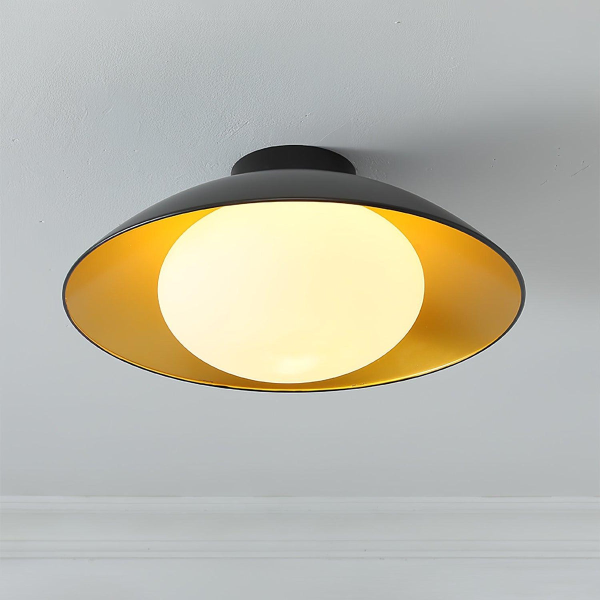 Cap Globe Ceiling Light