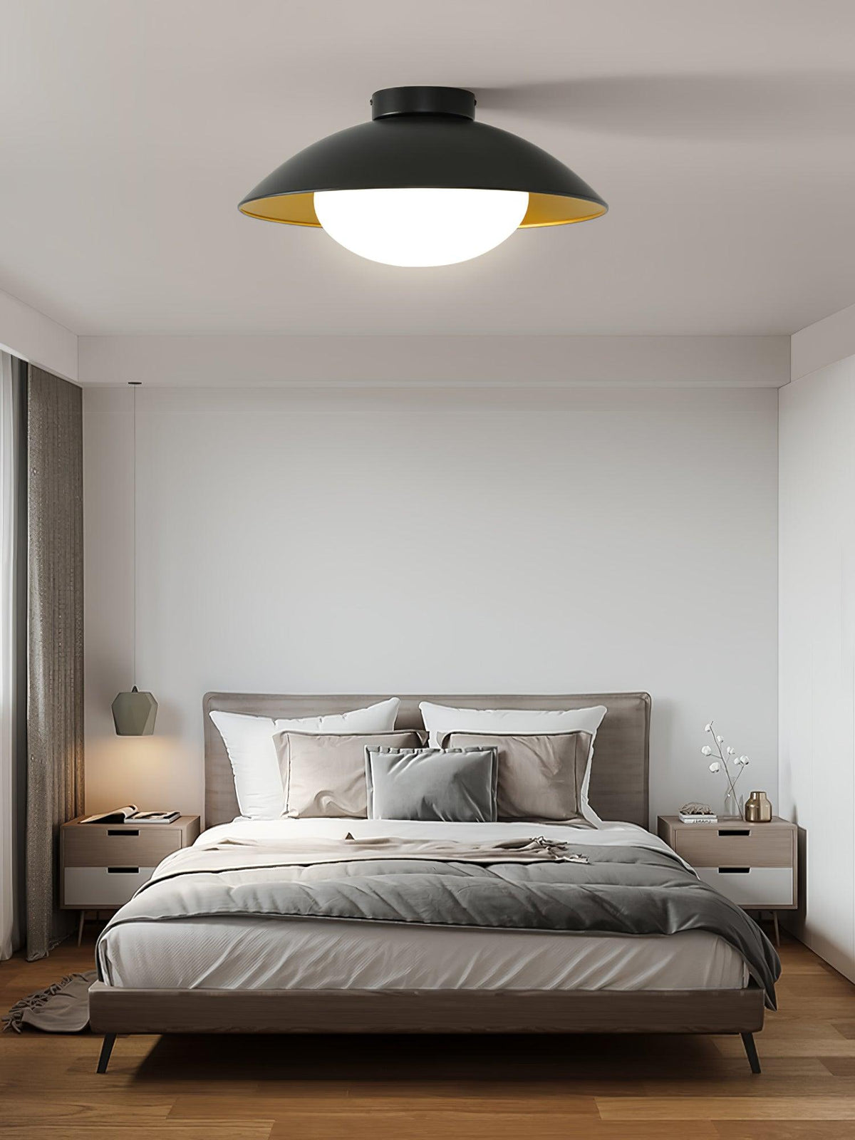Cap Globe Ceiling Light