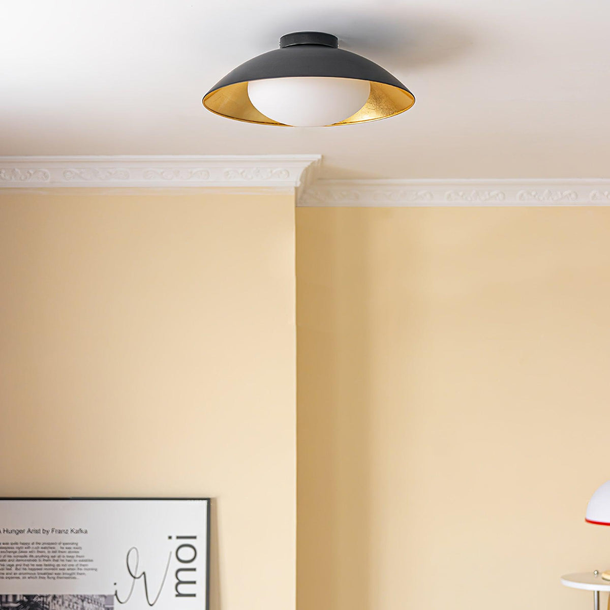 Cap Globe Ceiling Light