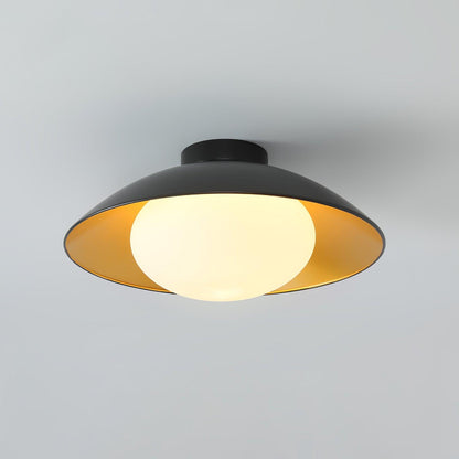 Cap Globe Ceiling Light
