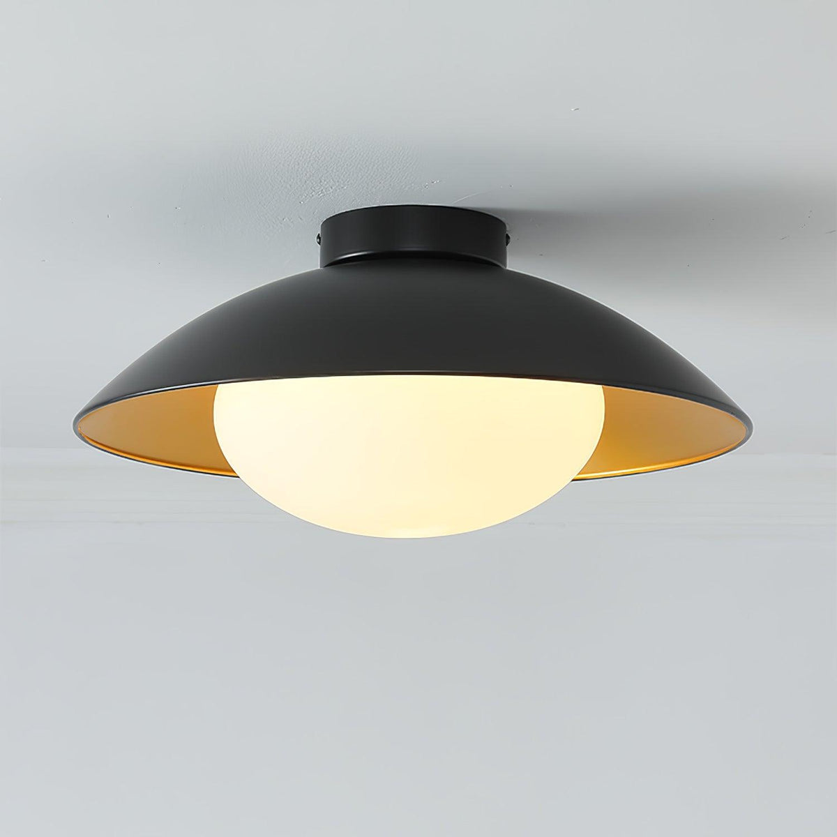 Cap Globe Ceiling Light