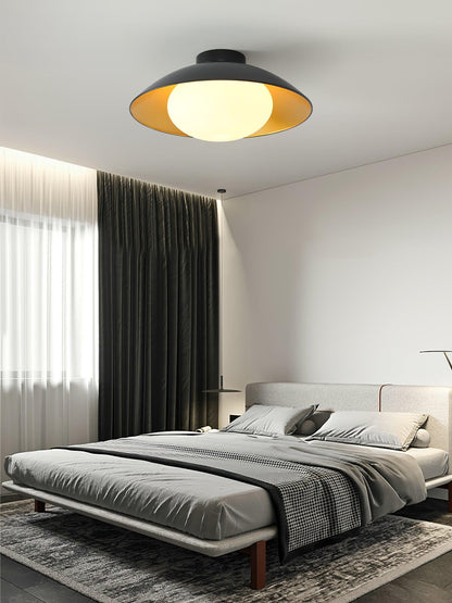 Cap Globe Ceiling Light