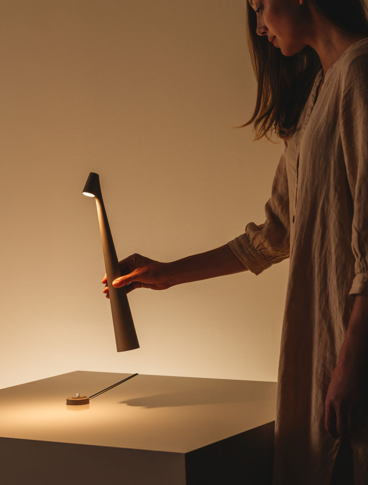 Taper Portable Table Lamp