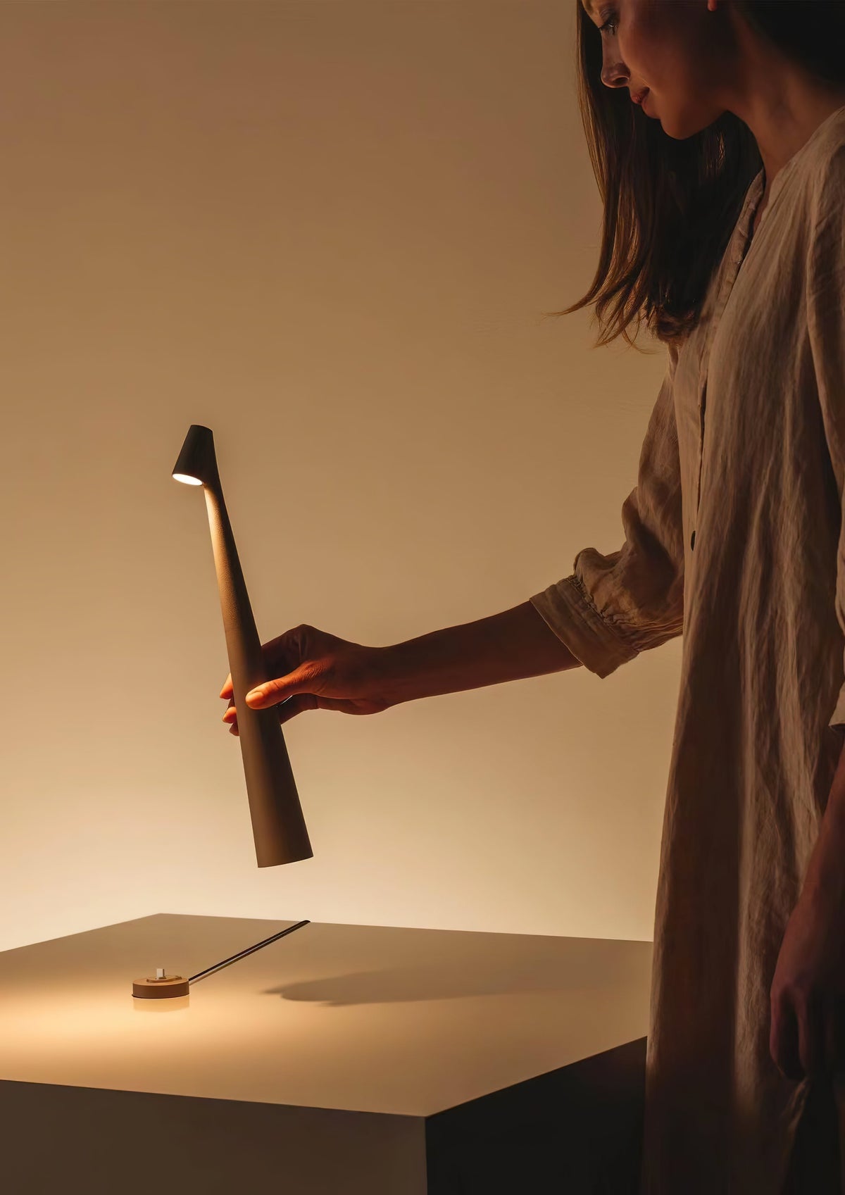 Taper Portable Table Lamp