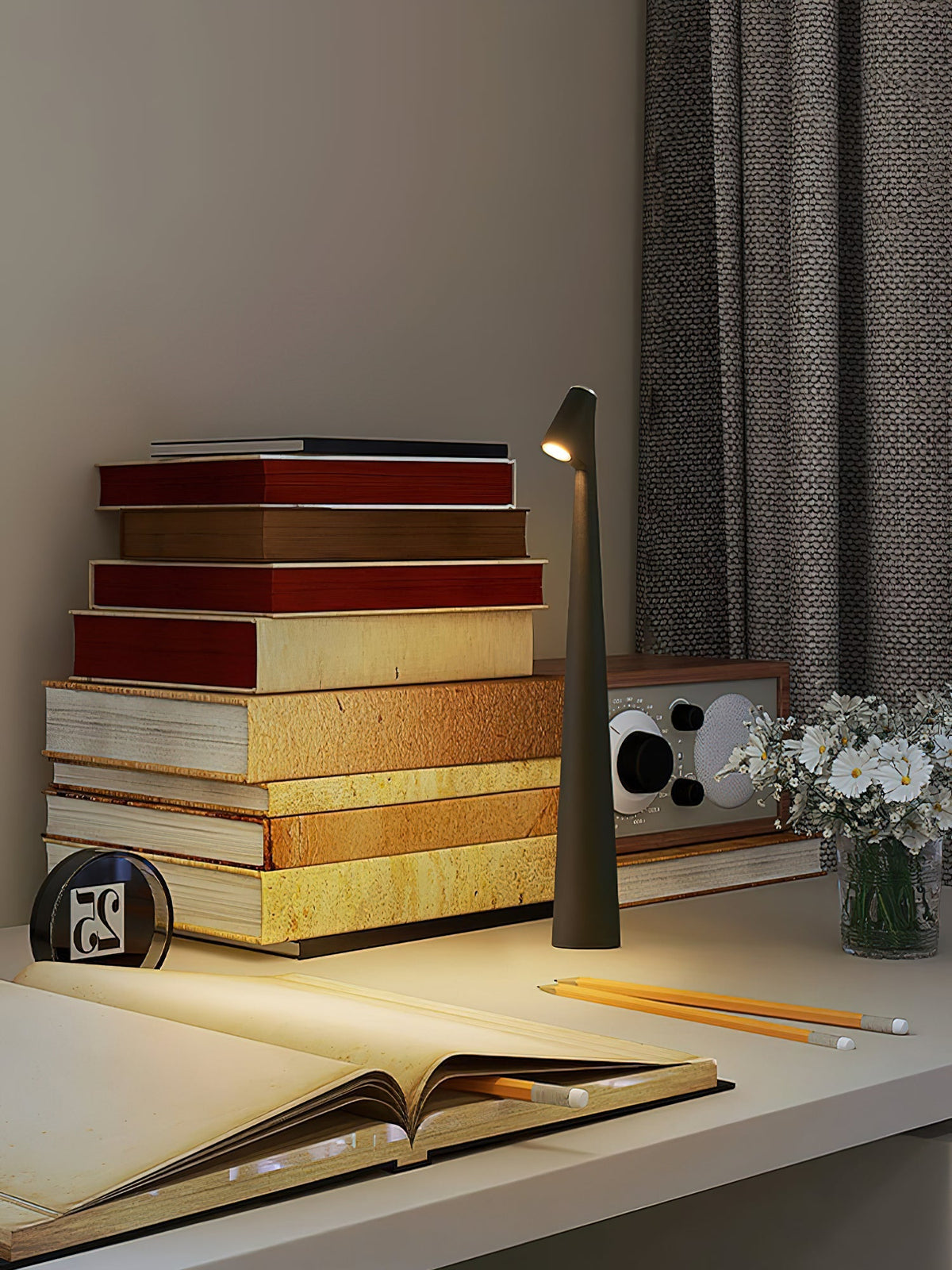 Taper Portable Table Lamp