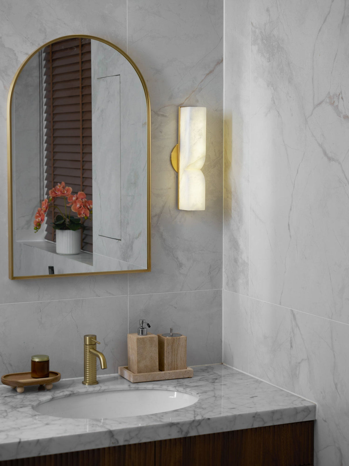 Vein Split Wall Light