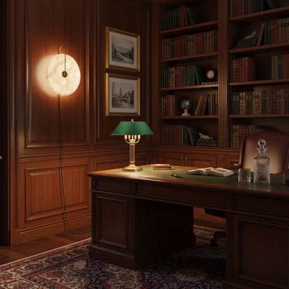 Vein Disc Plug-in Wall Light