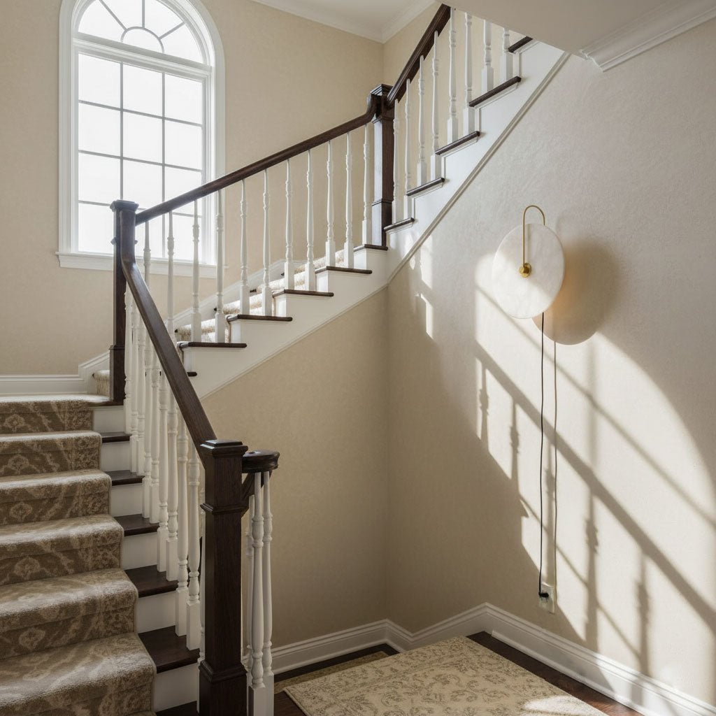 Vein Disc Plug-in Wall Light