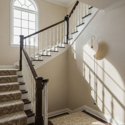 Vein Disc Plug-in Wall Light