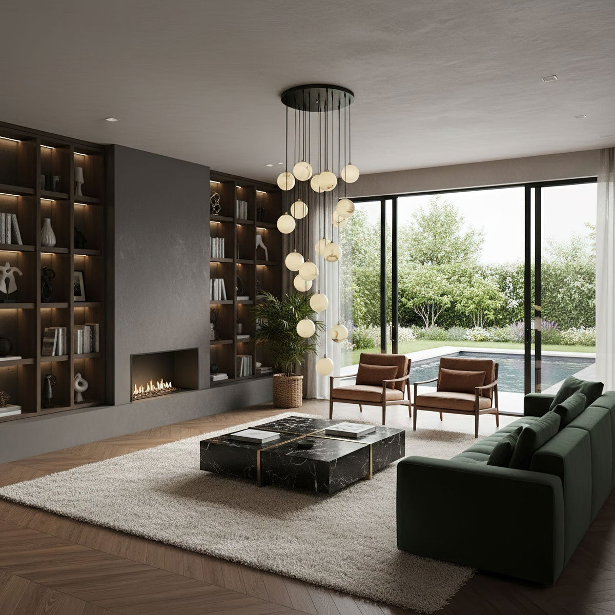Gather Cascade Chandelier