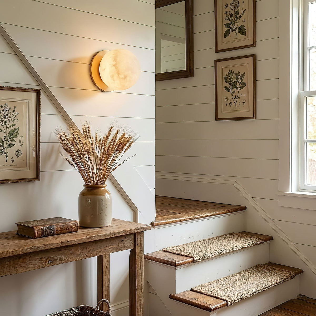 Pale Orb Wall Light