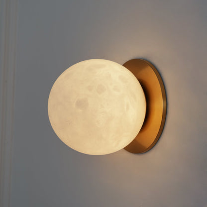 Pale Orb Wall Light