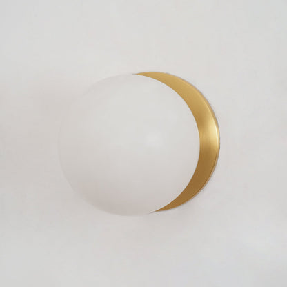Pale Orb Wall Light