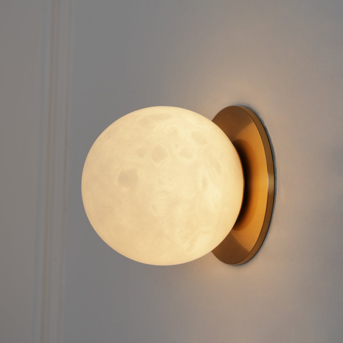 Pale Orb Wall Light