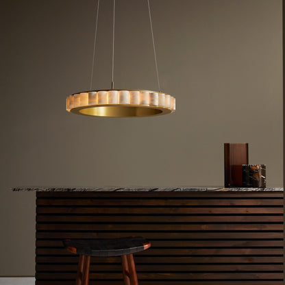 Aure Twin Ring Chandelier