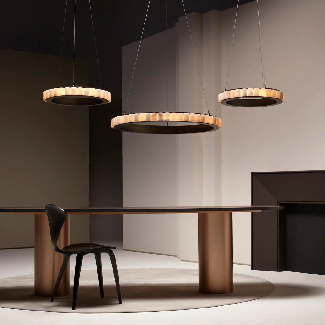 Aure Twin Ring Chandelier